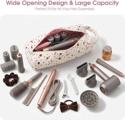 Cute Hair Tools Travel Bag Compatible with Dyson Airwrap Shark FlexStyle - Image 5