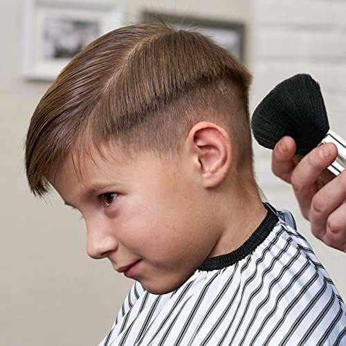 FEBSNOW Barber Cape Professional Hair Cutting Cape with Neck Duster Brush - Image 6