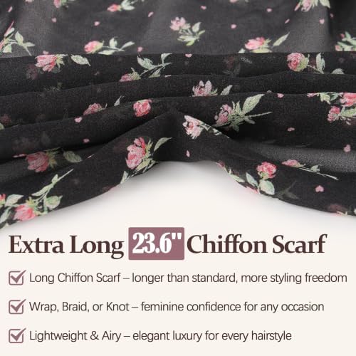 Ababalaya Satin Lined Head Wrap Chemo Headwear for Women - Image 4