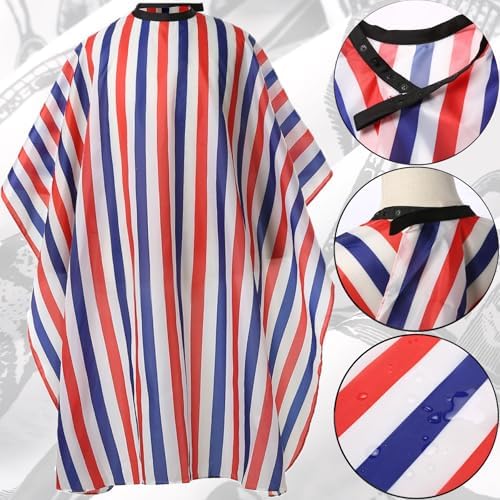 Professional Hair Cutting Cape with Adjustable Snap Closure, Salon Barber Cape,Waterproof Hairdressing Salon Cape Multicolor - Image 3