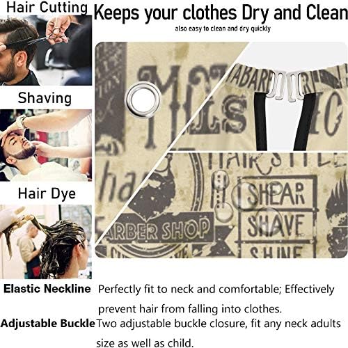visesunny Professional Barber Cape Polyester Hair Cutting Salon Cape Apron Anti-Static Beard Bib Grooming Apron - Image 5