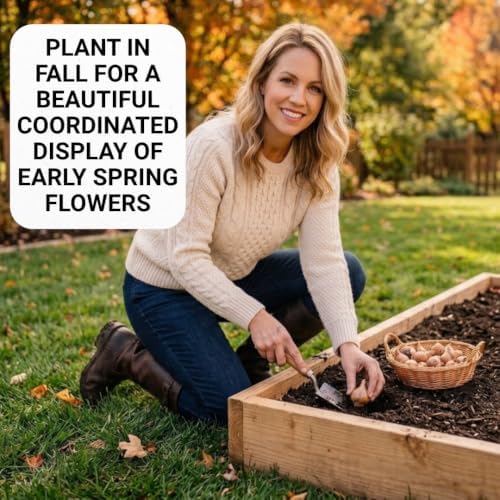 50 Fall Planting Bulbs Mix | Blue & Pink | Muscari, Squill & Starflower Mix - Image 3
