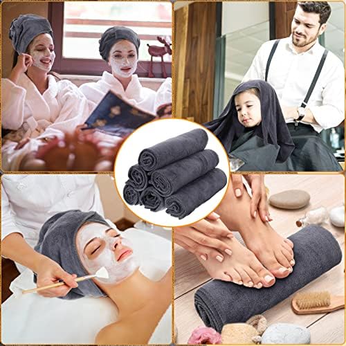 Newwiee 72 Pack Salon Towels Bleach Proof Hair Towel 18 x 30 Inch, Grey - Image 6
