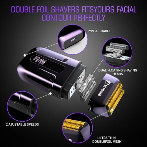 BESTBOMG® Hair Clippers for Men, Clipper, Trimmer & Shaver Set, BS-808C - Image 3