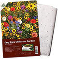 Seed Mat - Easy to Plant and Grow Garden Seeds - Creates Fragrant, Vibrant Flower Garden (Easy Care Children's Mix) by BloomingBulb