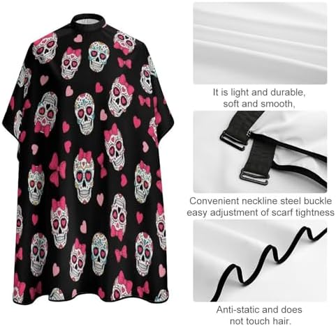 Women Barber Hairdressing Cape Adjustable Salon Cape Apron for Makeup Artist Beautician - Image 4