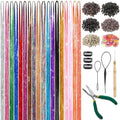 Hair Tinsel Kit, 18 Colors Glitter Tinsel Hair Extensions with Tools by AMGPTIsYourReliableChoice
