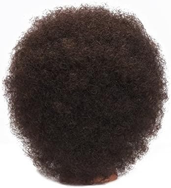 10 inch 100% Afro Human Hair Mannequin Head for Hairdresser - Image 4