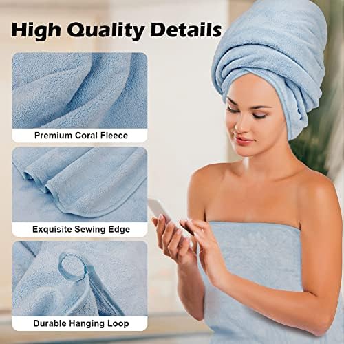 Orighty Bath Towels, Soft Feel Bath Towel, 4 Pack (27'' x 54'') - Image 3