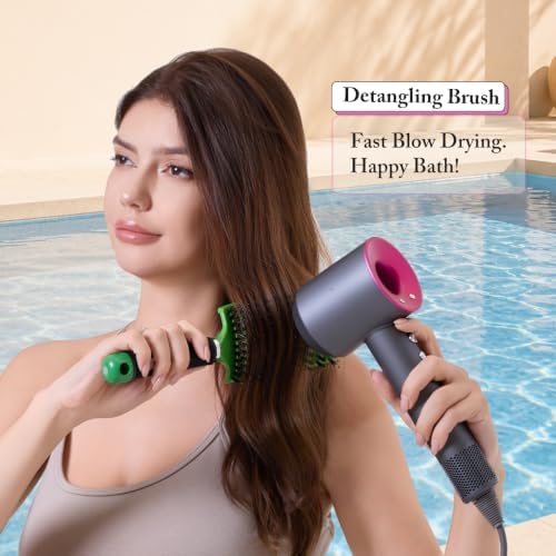 Boar Bristle Hair Brush, Detangler for Women Men, Wet & Dry Hair - Image 6