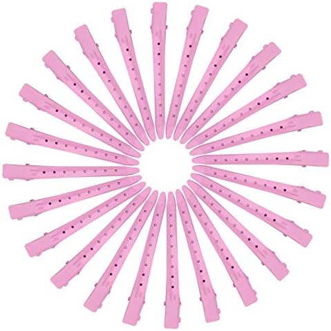 Bantoye 24 Packs Duck Bill Clips 3.35 Inch Metal Alligator Clip, Pink - Image 3
