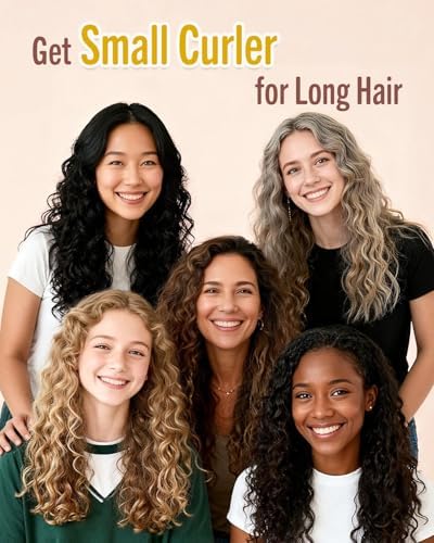 BONNET QUEEN 3 Pack Small Satin Heatless Hair Curler for Medium to Long Thick Hair, Heatless Curls Overnight, Hair Curlers to Sleep In, Damage-Free Small Curls with Built-in Scrunchie, Black - Image 6