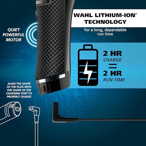 Wahl Pro Series High Visibility Cordless USB Skeleton Style Beard Trimmer - Image 6