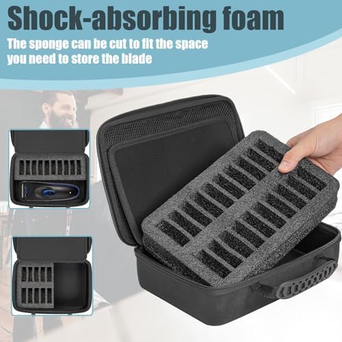 TORIBIO Hair Clipper Guard Blades Holder Case for Barbers and Stylists, Holds 20 Metal Guards for Andis, Oster, Wahl, Babyliss Detachable Clippers - Image 5