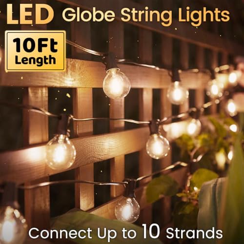 10FT Outdoor String Lights Waterproof LED Patio Lights for Decor - Image 2