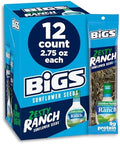 BIGS Sunflower Seeds, Hidden Valley Zesty Ranch Flavor, 2.75 oz. (12-pk) by BIGS