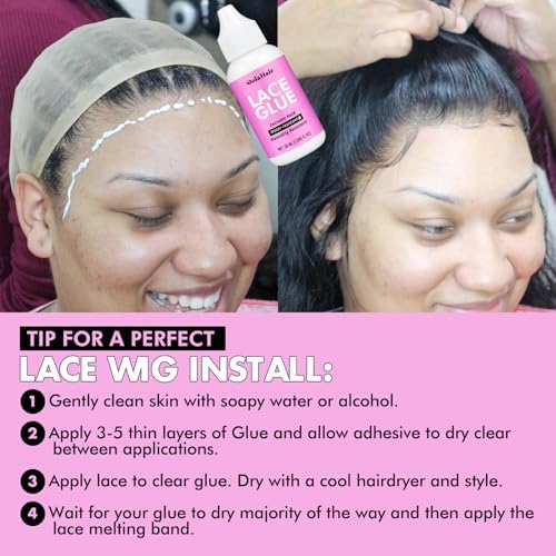 Dolahair Lace Glue Kit Wig Installation Kit & Melting Spray (Medium Brown) - Image 3