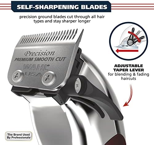 Wahl USA Pro Ultra Quiet High Torque Corded Hair Clipper for Ultra Quiet Operation and Cooler Operating Temperatures, Metal Housing with Bonus Hair Clipping Guard Caddy - Model 3000097 (Pack of 3) - Image 4