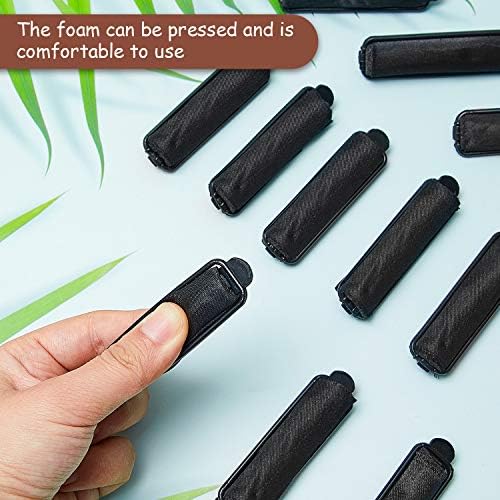 WILLBOND 40 Pieces Sponge Hair Rollers Silk Foam Satin Rollers for Women - Image 5