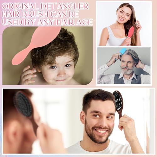 Suclain 30 Pcs Hair Brushes Bulk for Women, Travel Detangling Brush - Image 6