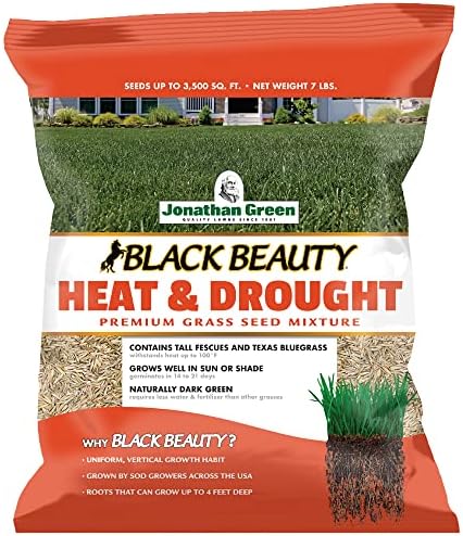 Jonathan Green Black Beauty Heat & Drought Resistant Grass Seed - 7 lb by JonathanGreen
