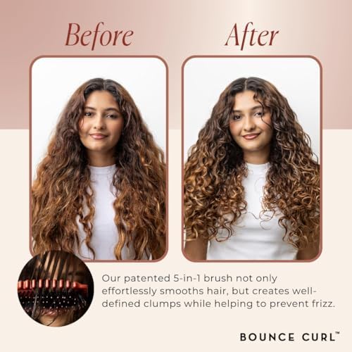 Bounce Curl Define EdgeLift Brush, 5-in-1 Styling, Defined Curls Cherry - Image 5