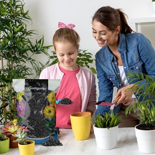 Horticultural Charcoal 4qt for Plants, Actived Charcoal Terrarium Supplies, Suitable for Indoor Plants, Succulent, Orchid, Cactus, Bonsai - Image 3