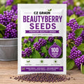Beautyberry Seeds for Planting Native Shrub 100 Premium Seeds by CZGrain