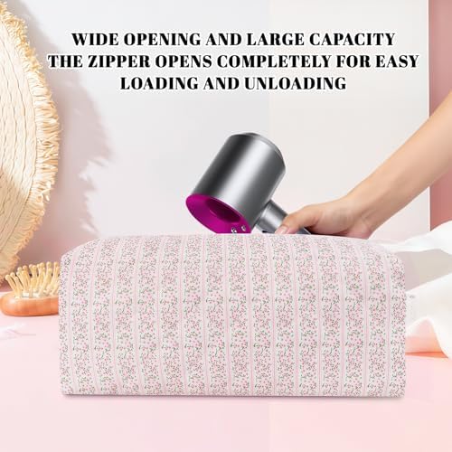Hair Tools Travel Carrying Bag, Quilted Floral Bag for Shark Flexstyle - Image 5