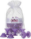 Spoolies Original Hair Curlers, Heatless Silicone Rollers with Mesh Bag Gift for Natural Hair, Hair Extension plus Wigs, Made in USA, 15 Jumbo Size (Purple Galaxy) by Spoolies