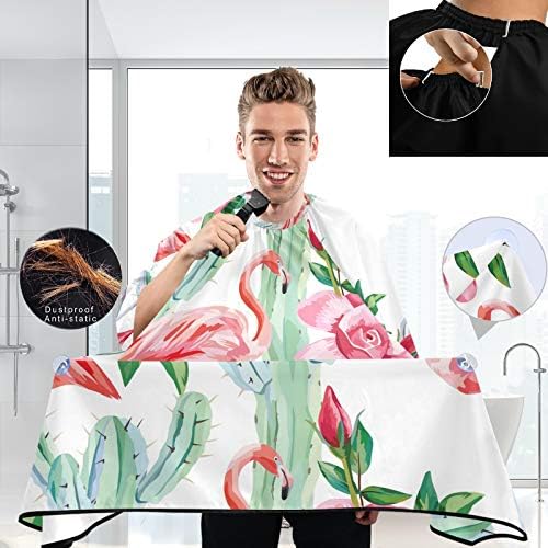visesunny Professional Barber Cape Polyester Hair Cutting Salon Cape Apron Anti-Static Beard Bib Grooming Apron - Image 3