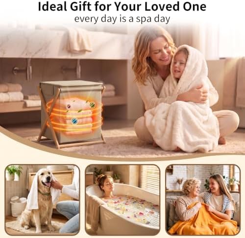 Foldable Countertop Towel Warmer, 20L Large Capaticy, Save Space - Image 7