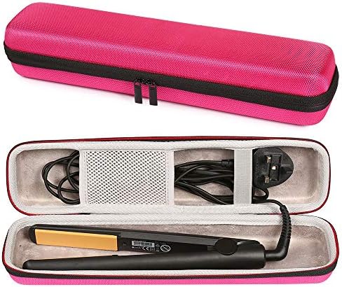 Faylapa Hard Carry Travel Case for Hair Straightener Iron Pink by Faylapa