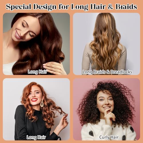 2 Pcs Large Shower Cap for Braids, Extra Long Shower Cap for Women Long Hair & Locs, Waterproof Hair Bonnets for Dreadlocks Drawstring Bath Caps for Women & Men (Black, Leopard) - Image 7