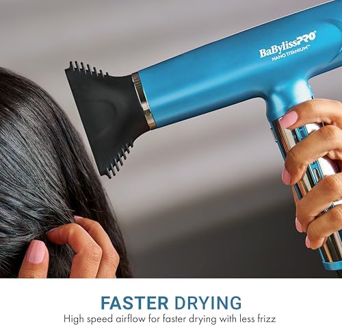 BaBylissPRO Nano Titanium Professional Nano Light Ionic Dual-Voltage Lightweight Hair Dryer - Image 2