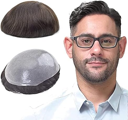 Lordhair Mens Hair System, 8x10 inch, 0.08mm Thin Skin Base, #5 by Lordhair