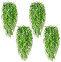 Waipfaru 8Pcs Fake Ferns Fake Hanging Plants Artificial Ferns Vine Greenery by Waipfaru