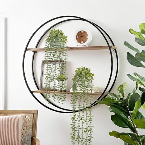 22“ Artificial Eucalyptus Artificial Hanging Plant 2 Pcs - Image 3
