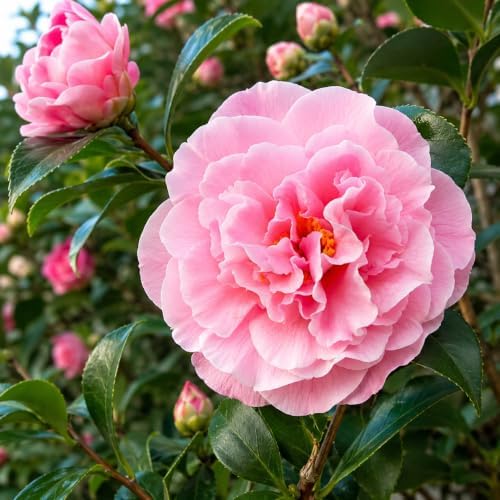 High Fragrance Camellia - 12-18" Tall Live Plant - Gallon Pot - Image 5