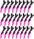 Ondder 24 Pcs Hair Clips, Large Alligator, Black Pink, for Styling Sectioning, Pro Salon, Hair Styling Accessories for Women by Ondder
