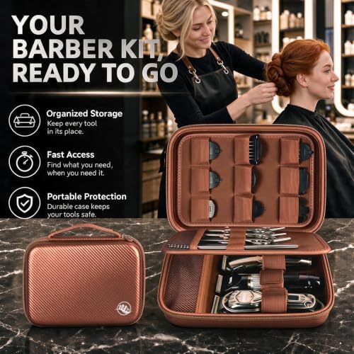 Boobowl Barber Accessories Bag for Clippers and Supplies, Hair Clipper Box - Image 7
