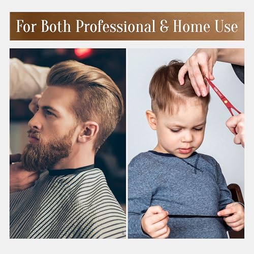 Facón Hair Cutting Scissors - Professional Hair Scissors 6.5 Inch Razor Edge Barber Shears Salon Hair Cutting Shears - Japanese Stainless Steel - Precision Cutting Premium Shears for Men, Women & Kids - Image 5