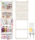 Headband Holder, 17x50 Inch Baby Bow Organizer for Girls, Beige by iHansee