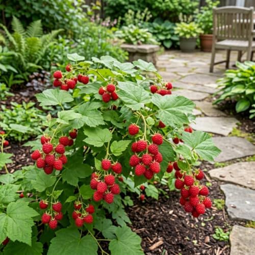 Live Thimbleberry Plant, Berry Plant, 4-6 Inch Tall, 5 Inch Pot - Image 3