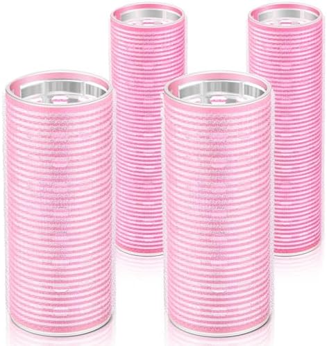 4 Pcs Aluminum Thermal Hair Rollers for Women, 4.7 x 2 Inch, 4.1 x 1.2 Inch by Willbond+Technology+Limited