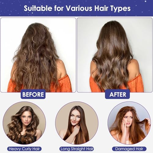 TEPENAR Hair Dryer Bonnet Attachment: Upgraded Extra Large Hooded Dryer Adjustable Hair Dryer Caps - Easy to Use for Natural Curly Textured Hair Care Styling Fast Drying - Dark Blue - Image 6