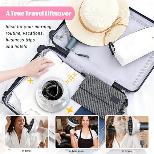 Universal Hair Diffuser Attachment for 1.4"-3.1" Blow Dryer Nozzles - Image 3