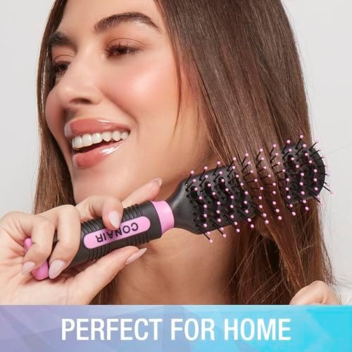 Conair Hair Brush Set, Salon Results, Full-Size & Mid-Size, Pink - Image 5