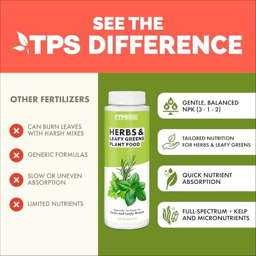 Herb Plant Food – Liquid Fertilizer for All Edible Herbs, 8 oz - Image 4