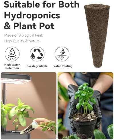 LYKOCLEAN Herb Seed Pod Kit Compatible with AeroGarden Hydroponics Growing System, Complete Indoor Gardening Supply (Basil, 8-pods) - Image 5